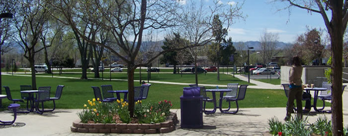 ACC Littleton Campus outdoor area